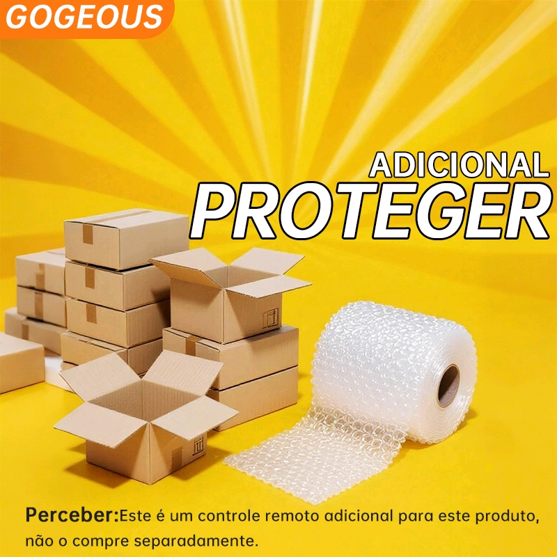 GOGEOUS Pós-venda, brindes, reemissão, acessórios, garantia, logística