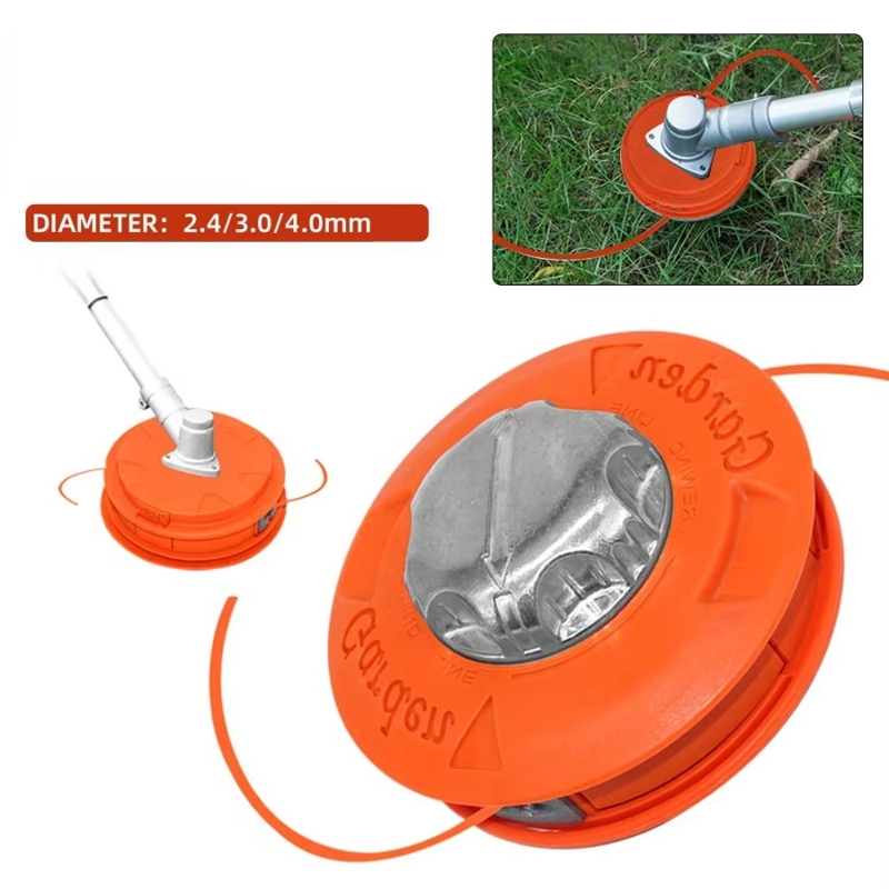 Carretel Nylon Garden Automático laranja  M10x1.25 p/Roçadeiras Importadas Alta Qualidad em Oferta na Shopee