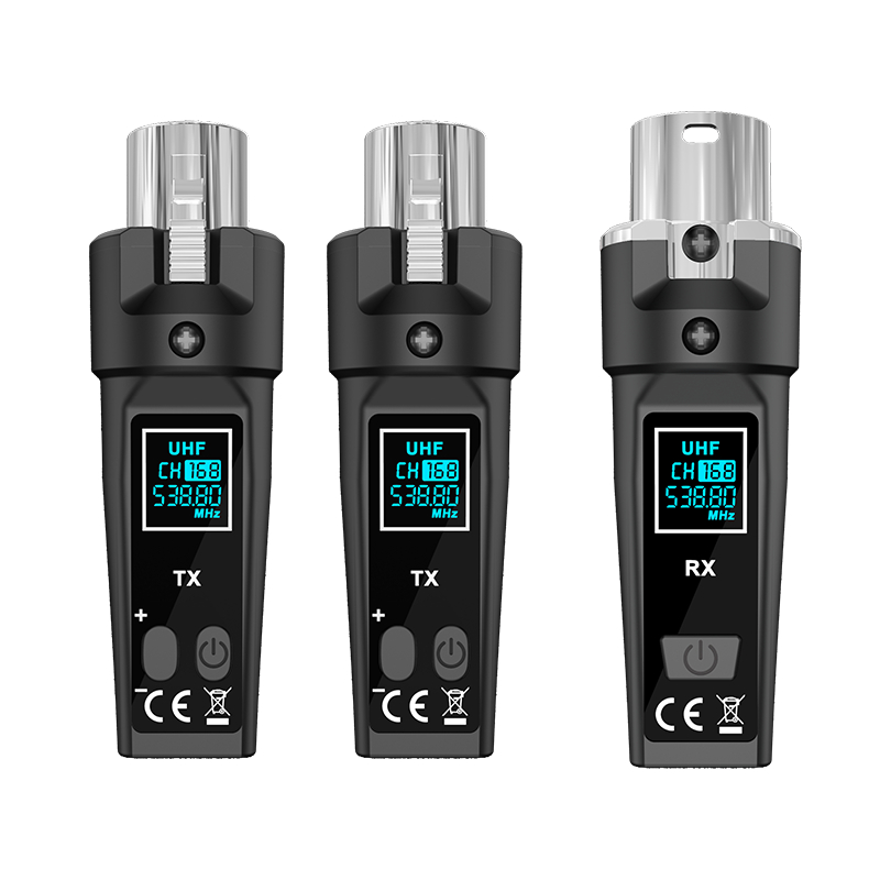 Sistema De Microfone Sem Fio XLR , Transmissor E Receptor Profissional De 2.4GHz Para Guitarra , Dinâmico , Misturador D