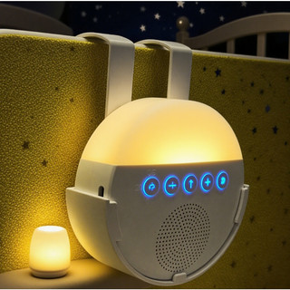 Máquina de ruído branco infantil, luz noturna com carregamento USB, reprodutor de som par…