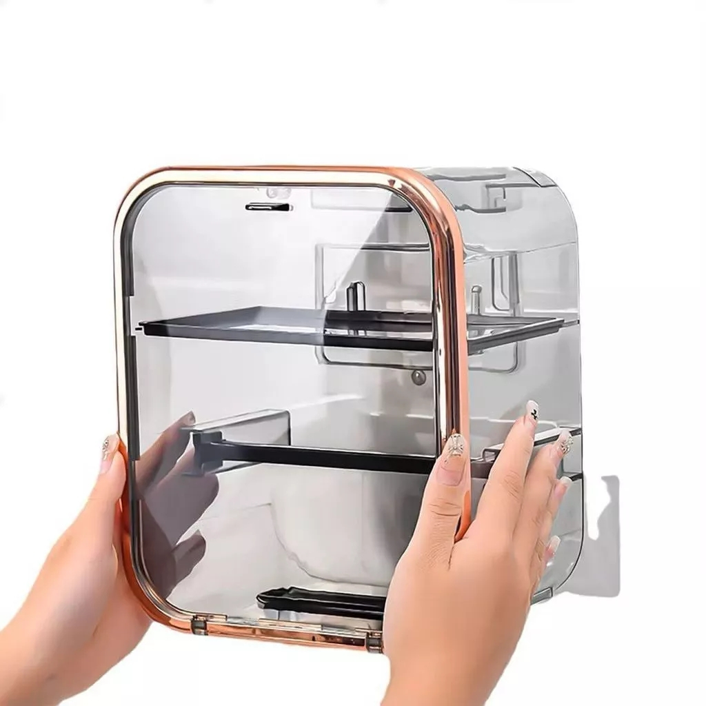 HAOSIN Acrílico Transparente Banheiro Papel Higiênico Armazenamento E Organizador Caixa De Moda