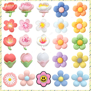 Novo 1 Pçs Resina Flor Série Dos Desenhos Animados Decoração Charme Sapatos DIY Acessório…