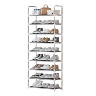 Sapateira Vertical Com Aço Inoxidável Luxuoso , 27 Pares De Sapatos E 9 Prateleiras em Oferta na Shopee