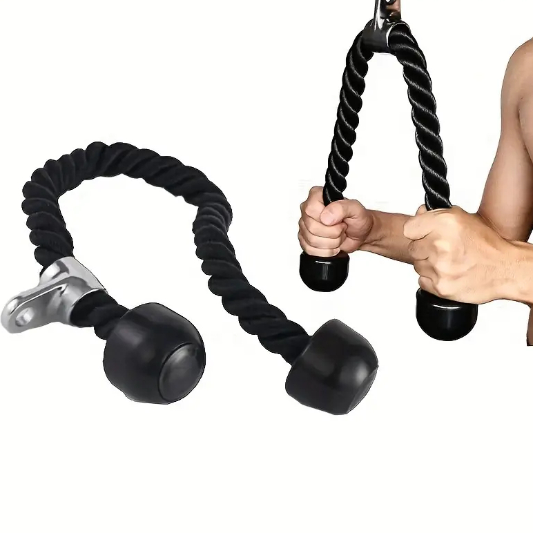 Puxador Triceps Corda Crossover Profissional Academia - Corda Reforçada isogoods