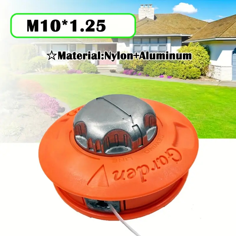Carretel Nylon Automático Garden laranja