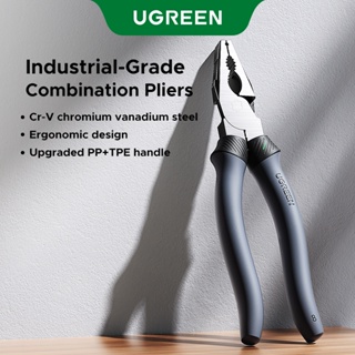 Alicate Combinado De Nível Industrial UGREEN – Cabo Ergonômico Antiderrapante , Preto Fosco , 8 Polegadas , Multifuncion em Oferta na Shopee