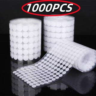 1.000 peças (500 pares)de Contato Adesivo Redondo Moeda Circulo Bolinha auto-adesivo Super Grude 15mm