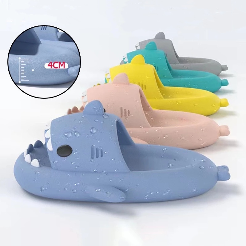 Chinelos De Casal De Tubarão Adulto Para Sapatos De Praia Internos E Externos , Banho Femininos Masculinos