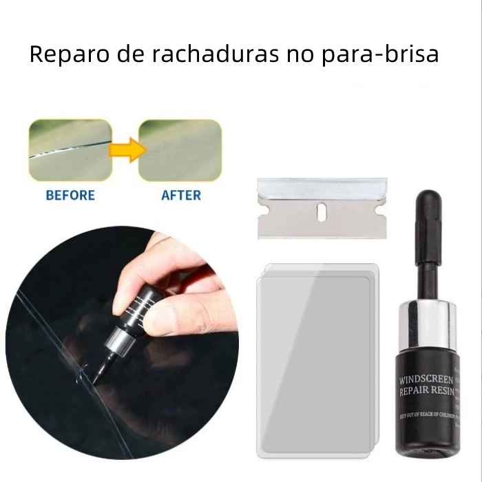 Cola De Vidro Rachado Ferramenta De Reparo De Brisa De Carro Ferramentas De Janela Pára-Brisas Zero Crack 1 unidade