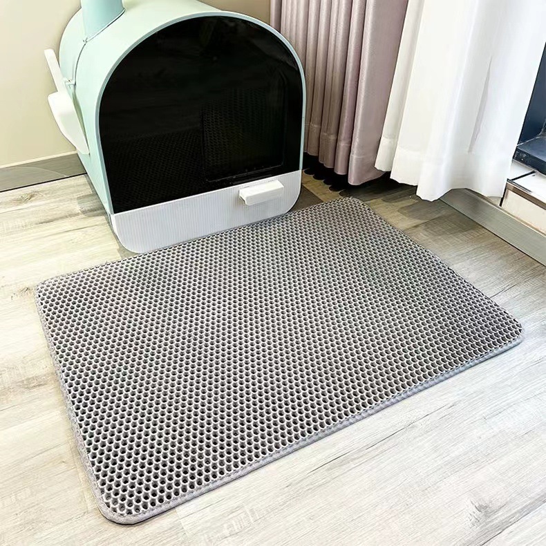 Tapete De Areia Para Gatos EVA Anti-Mess 55x75cm 2 Cores Resistentes A Manchas em Oferta na Shopee