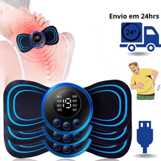 Kit Mini Massageador Elétrico Portátil Cervical EMS Alivia Dores Corpo Pescoço em Oferta na Shopee