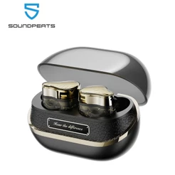 SoundPEATS H3 fone de ouvido Bluetooth com contratação LDAC, redução de ruído ativo aptX de 55dB sem perdas 6 microfones