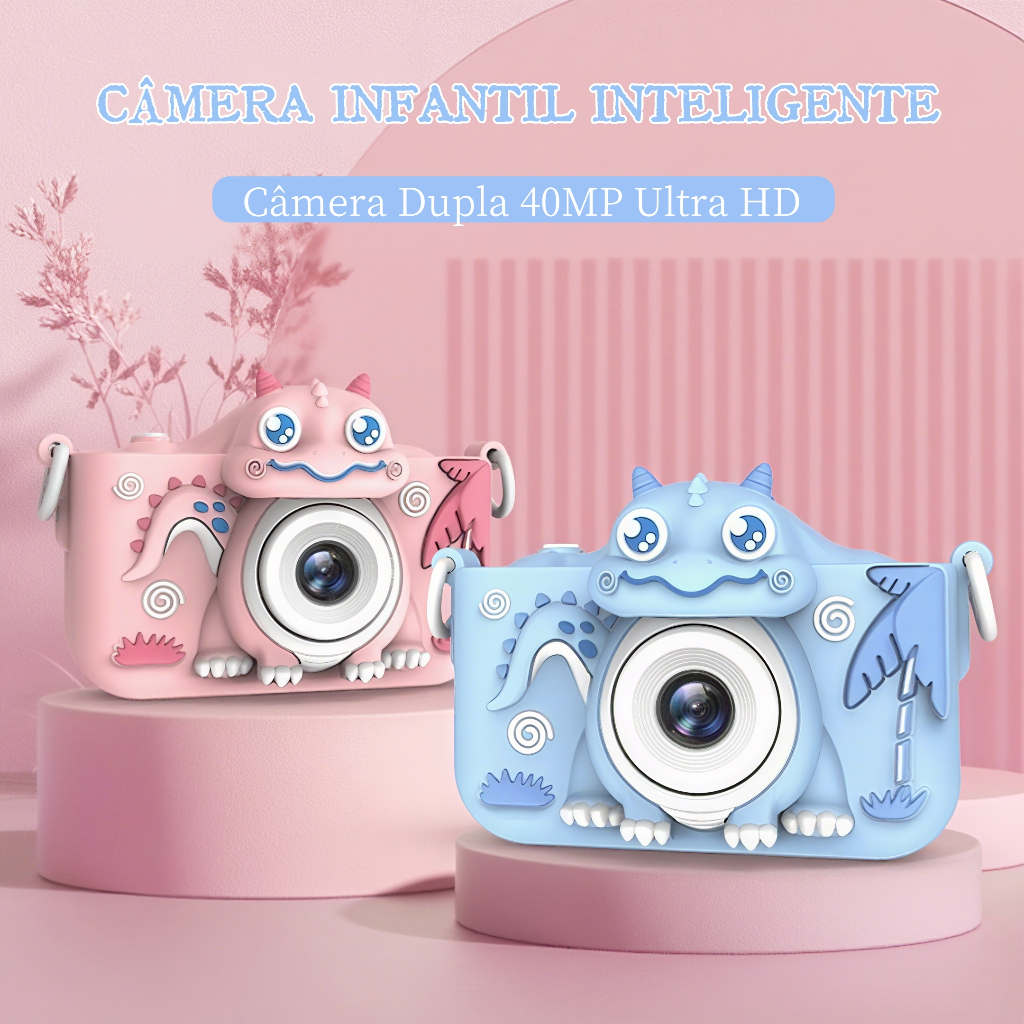 Câmera infantil Digital HD 1080P (incluindo capa protetora de Silicone) brinquedos infantis Câmera Kids em Oferta na Shopee