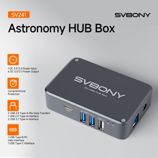 SVBONY SV241 Portátil Astronomia Bolso HUB Caixa USB & Tipo-C Multi-Porta Evitar Curto-Circuito Proteção Abrangente Para em Oferta na Shopee
