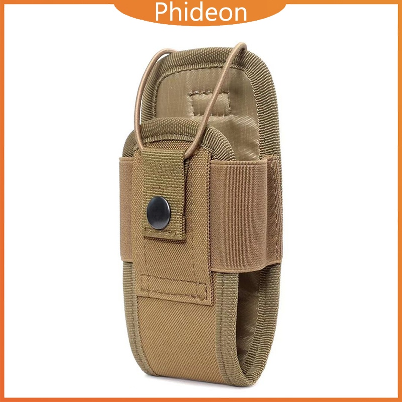 Phideon Bolsa Para Walkie Talkie De Rádio Bolso Portátil Suporte De Cintura 1000D , Coldre De Interfone Resistente Ao