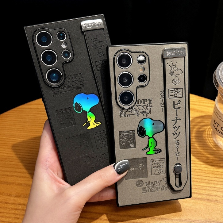 Marca De Luxo Na Moda Para Samsung S25 S24 S23 S22 Ultra Plus Pulseira À Prova De Choque Capa De Telefone De Couro em Oferta na Shopee