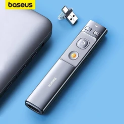 Apresentação Baseus Spotlight Apontador Laser Sem Fio Remoto Controle PPT