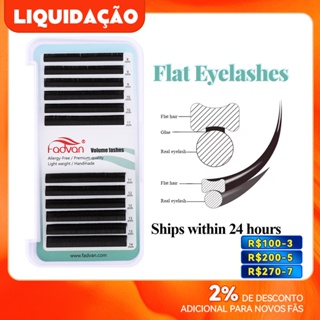 FADVAN Ellipse Cílios Planos Extensão De Ferramentas De Maquiagem Individual Muito Macias em Oferta na Shopee