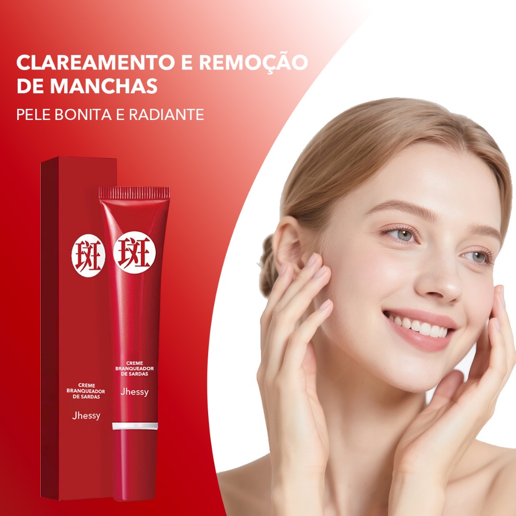 Creme forte original para remover manchas escuras/clareamento pigmentado/cuidados com a pele em Oferta na Shopee