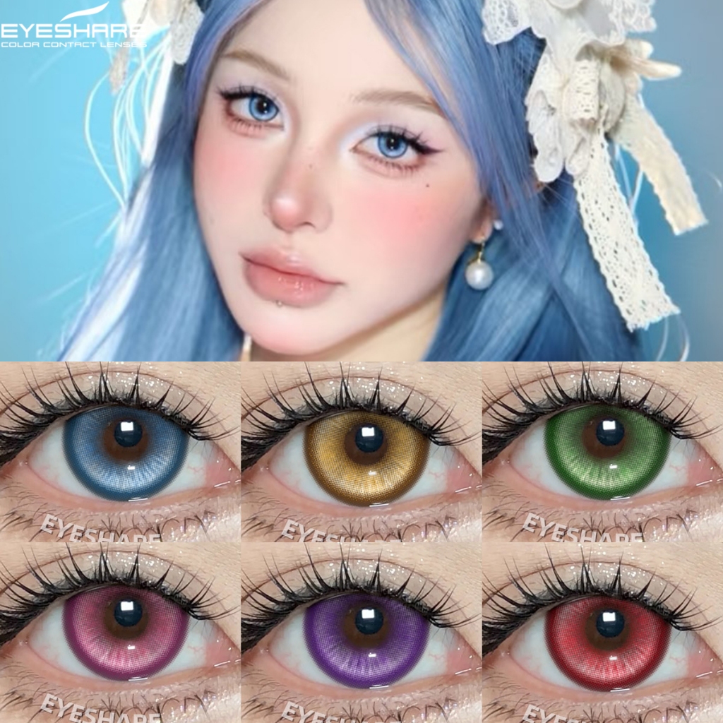 1 Par De Lentes De Contato Coloridas De Dramatização , Macias Halloween Loucas , Envio Rápido Do Brasil