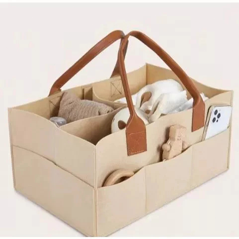 Organizador de Bolsa de Fraldas para Bebês Adequado para Cesto de Berçário Durável