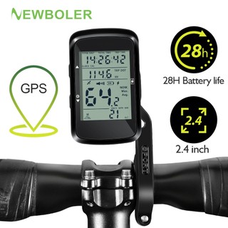 NEWBOLER GPS Bicicleta Computador Velocímetro 2.4-Polegada Tela De Toque Sem Fio Inteligente Odômetro Para MTB Acessório