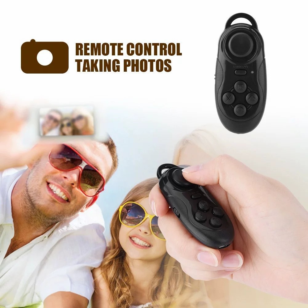 Mini Gamepad Bluetooth Grip Controlador De Jogo Joystick Selfie Obturador Remoto Sem Fio Mouse iOS Android Smartphone Ca