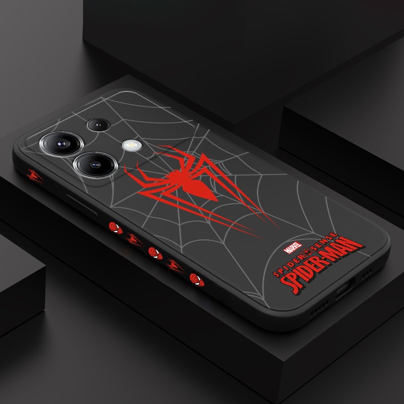 Capa De Telefone Teia De Aranha Para Xiaomi Poco F7 X7 M7 Pro Ultra F6 X5 F5 X4 