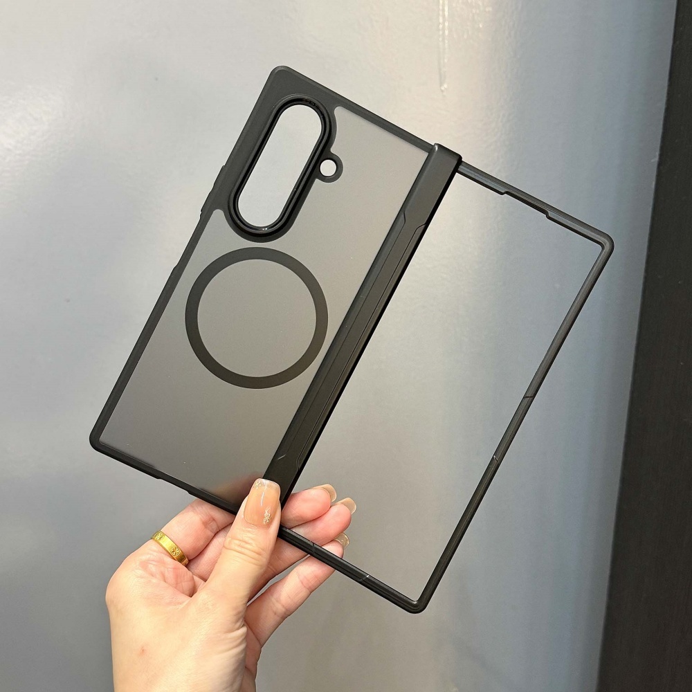 Z Fold7 Ímã Caso De Telefone Para Samsung Galaxy fold 7 6 5 4 Fold6 Fosco Confor