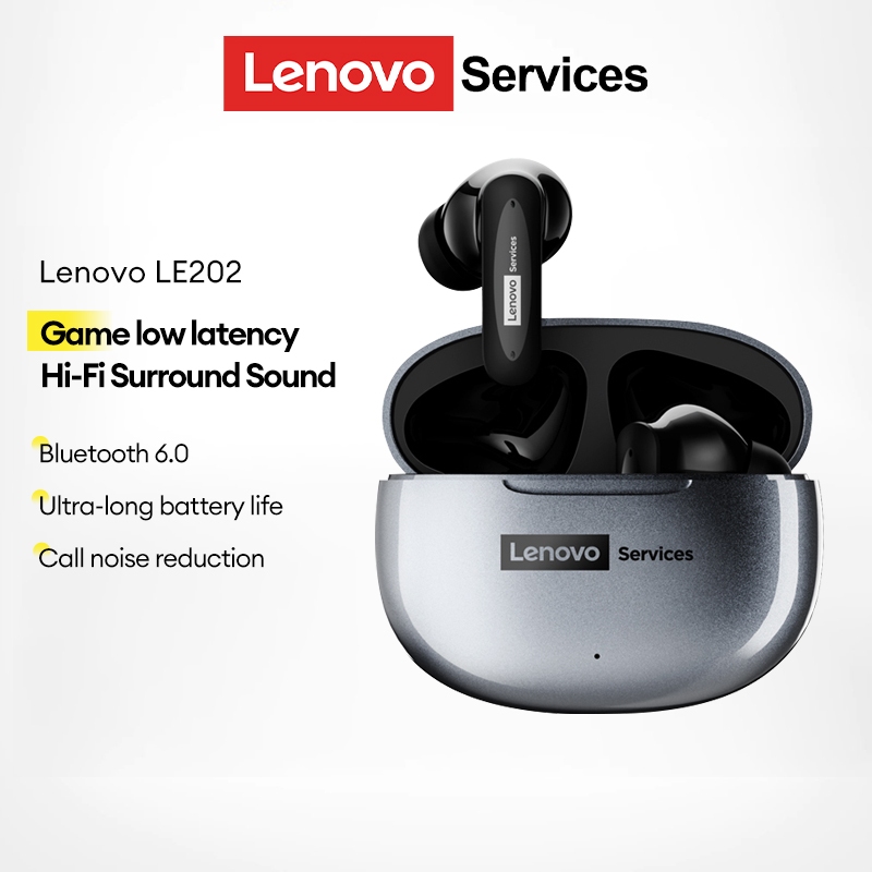 Lenovo LE202 Fones De Ouvido Bluetooth Baixa Latência No IPX4 À Prova Dwaterproof Água Alta Fidelidade Qualidade Som Red em Oferta na Shopee