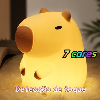 Capivara Vinil Dormir Luz Noturna Carregamento USB Luz Noturna
