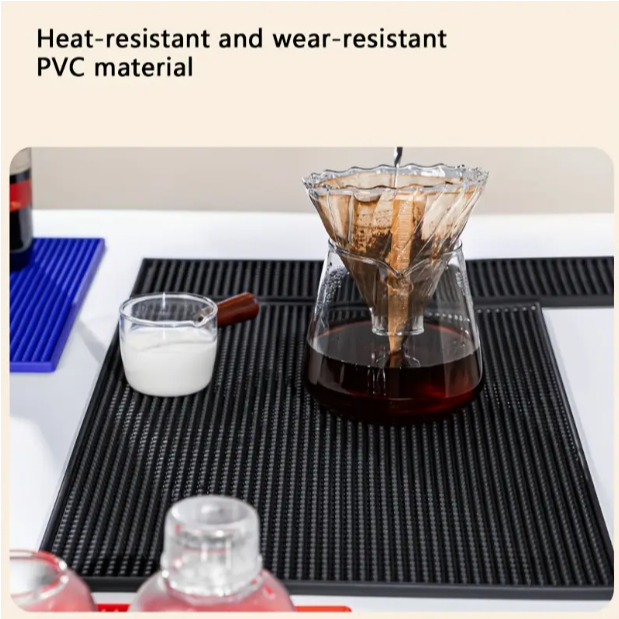 Tapete Escorredor de Louça  Emborrachado Antiderrapante para Secar Louça, Preparar Drinks Barmen e Protege Móveis em Oferta na Shopee