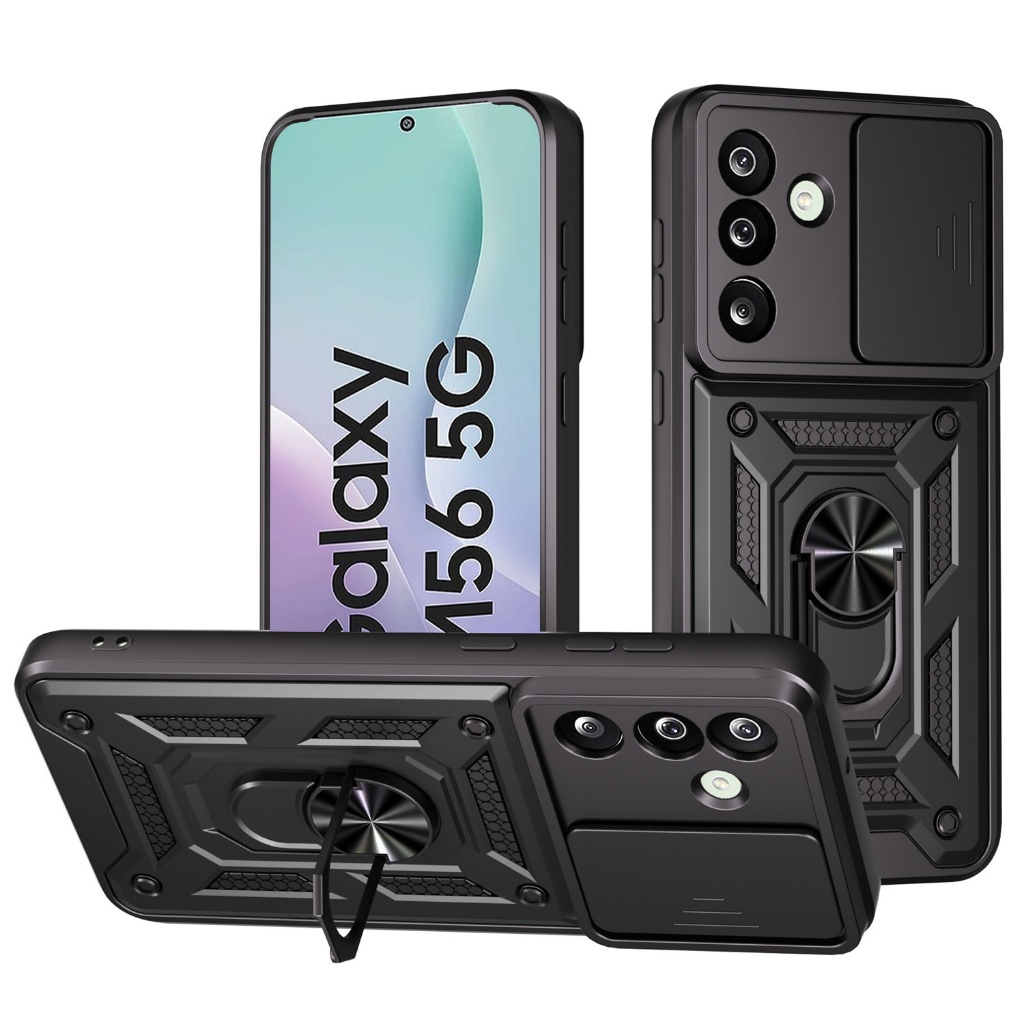 Para Samsung Galaxy M56/M16/M06/M55/M35/M15/M54/M34/M14/M53 Capa Rígida De Armad