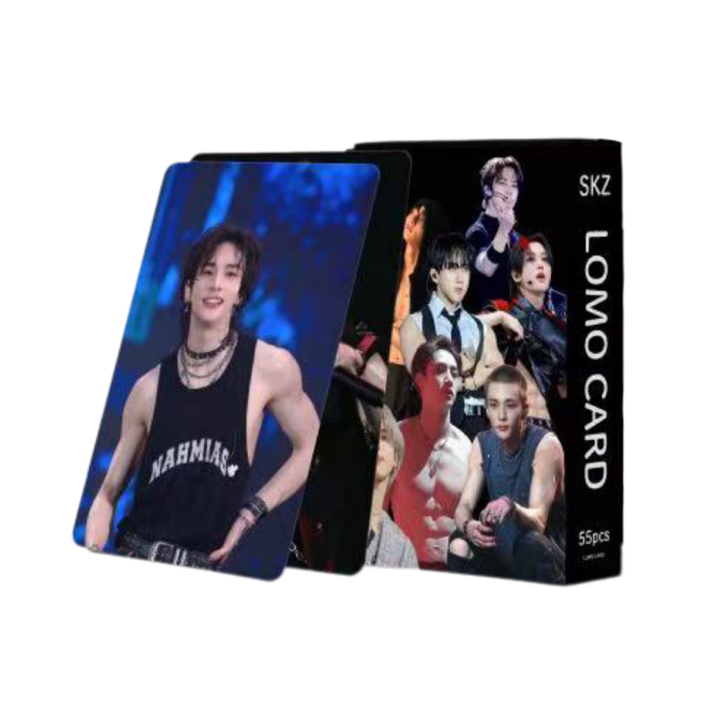 55 Pçs/Set Kpop Stray Kids Lomo Photocards Straykids Cartão Fotográfico Postal Para Coleção De Fãs