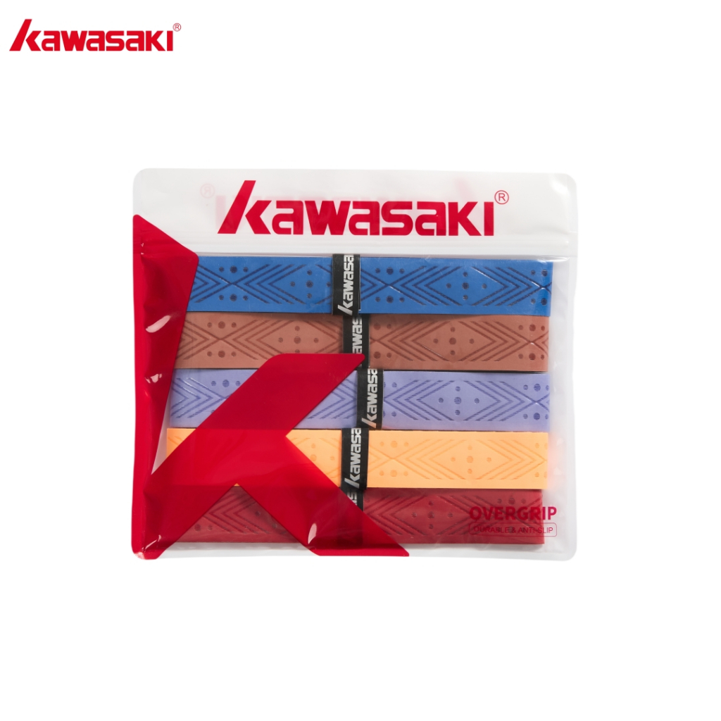 Kawasaki 5 Pçs Aperto Pickleball Paddle Grip Badminton Tênis X5ii Mão Cola Durável Faixa De Absorção De Suor Com Alça De