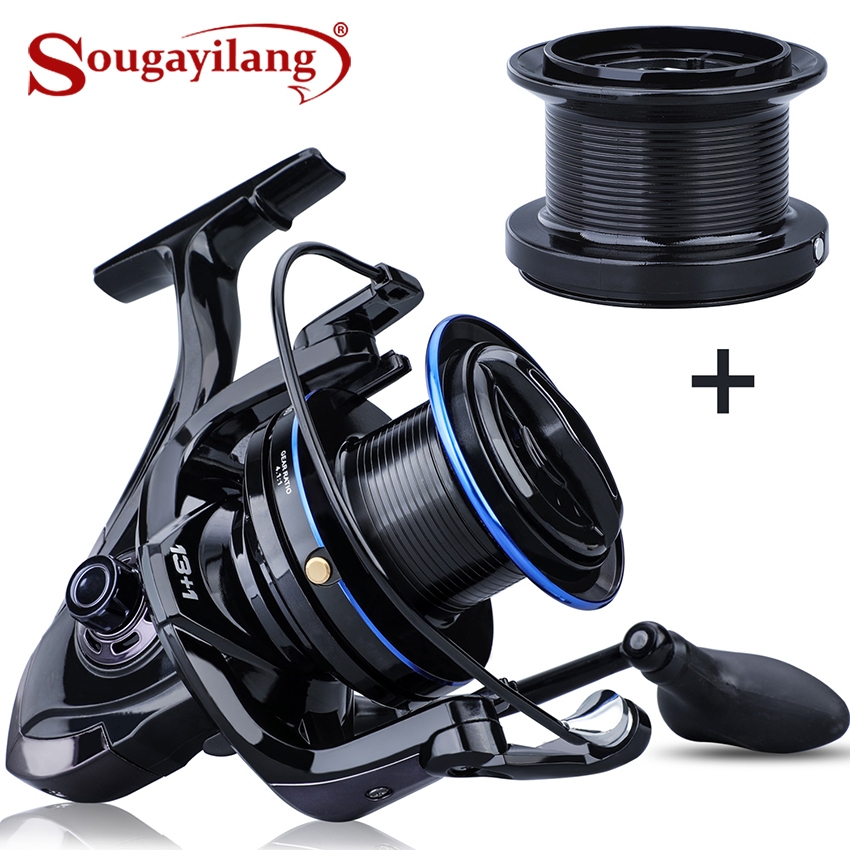 Sougayilang 10000 Série 14BB Carretel Giratório De Pesca De Surf Marítima Grande em Oferta na Shopee