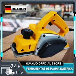 【 110V/220V】Plaina Elétrica Industrial 1380W Profissional Para Madeira.
