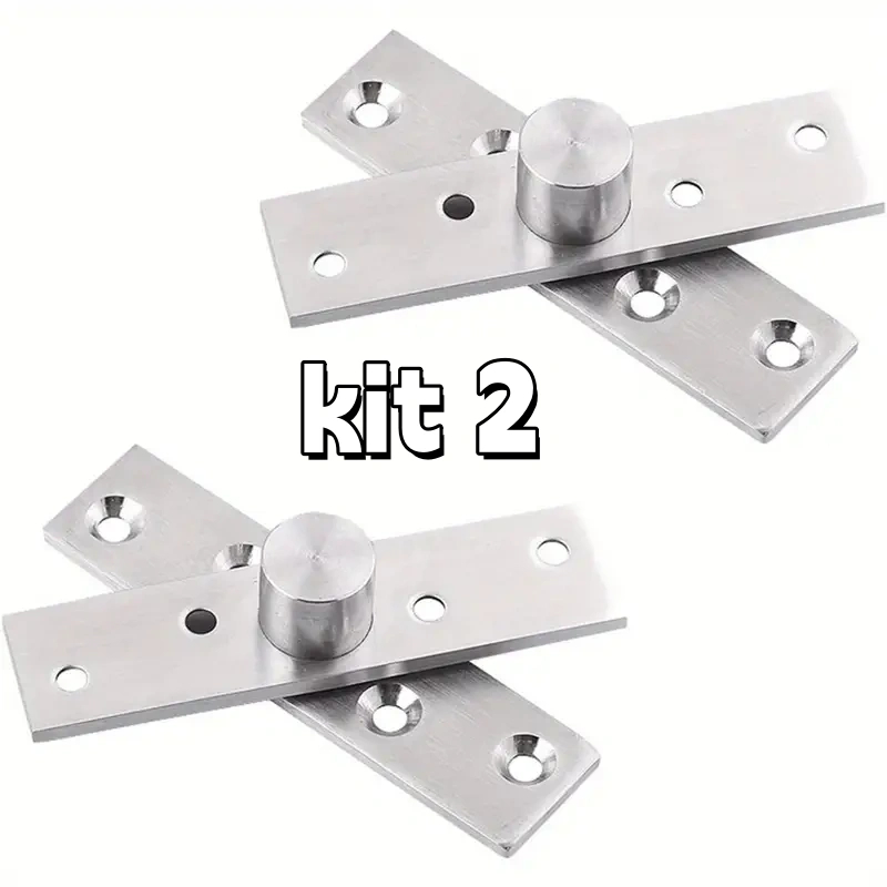 Dobradiça Pivô Pino Porta Pivotante 150kg Pivô Inox 304 duas pares em Oferta na Shopee