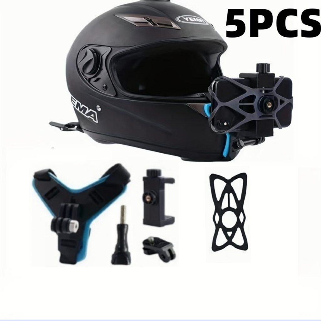Suporte De Capacete Para Câmera De Ação E Celular Queixo Gopro Sjcam em Oferta na Shopee