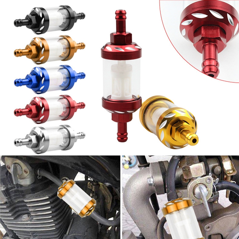 8mm Filtro de Combustível para Moto  Peça de Modificação com Copo e Elemento Filtrante Conecte e use em Oferta na Shopee