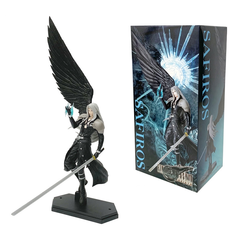 1 Pçs 44.5cm Final Fantasia VII Figura De Jogo Sephiroth Chefe O Vilão Forças Especiais PVC Figuras De Ação Modelo Bonec em Oferta na Shopee
