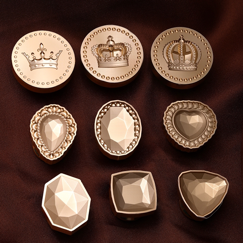 Selo De Cera De Latão Série Gem , Carimbo De Metal Em Relevo , Faça Você Mesmo , Envelope Artesanal , Coleção De Convite