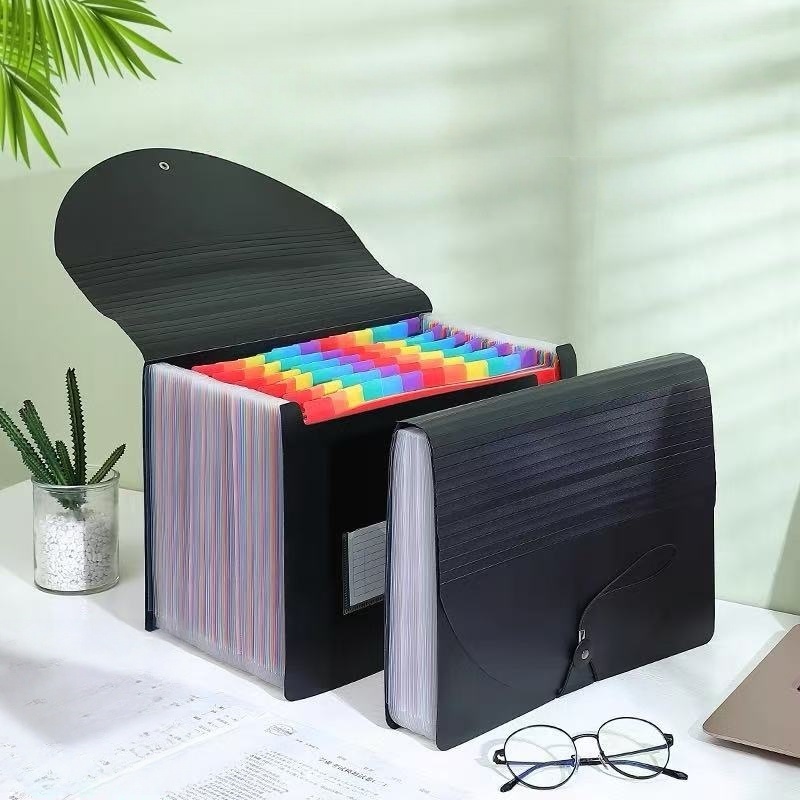 12/24 Divisórias Pasta Organizadora De Arquivos Expansível Para Documentos em Oferta na Shopee