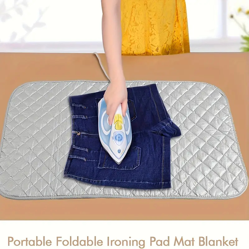 Tapete Térmico Protetor de Passar Roupas Portátil e Resistente Alta Temperatura