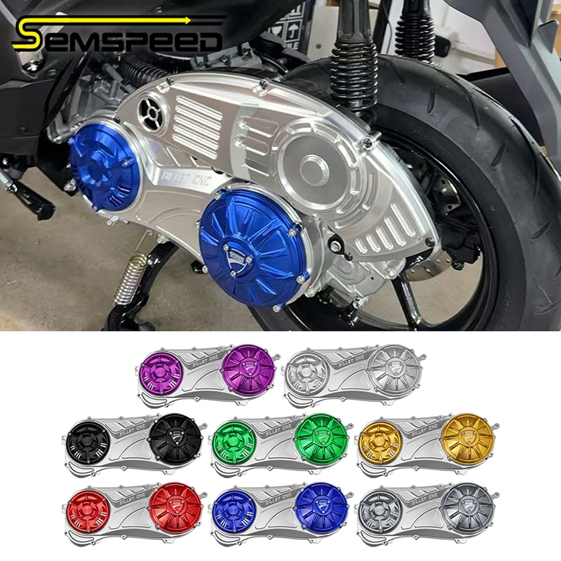 Para Yamaha Aerox NVX NMAX V2 V3 2021-2026 Motocicleta CNC Cárter Manivela Capa Guarda