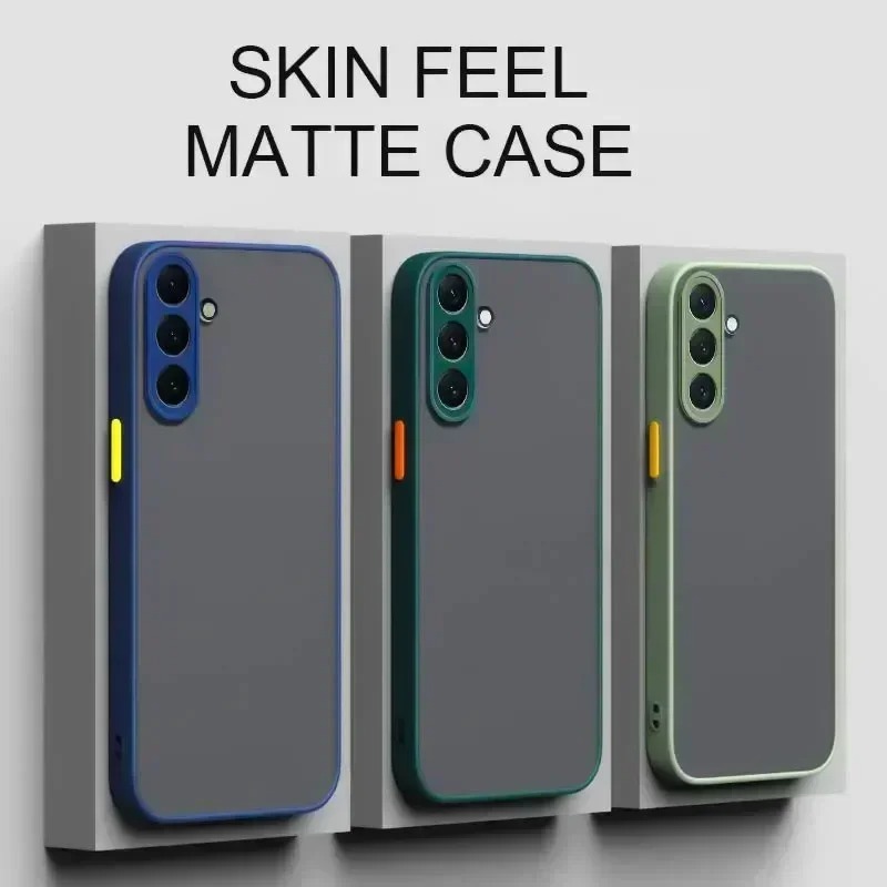 Para Samsung Galaxy A57 A37 A17 A07 A56 A36 A26 A16 A06 A55 A35 A25 A22 Fosco Claro Câmera Silicone À Prova De Choque Ca