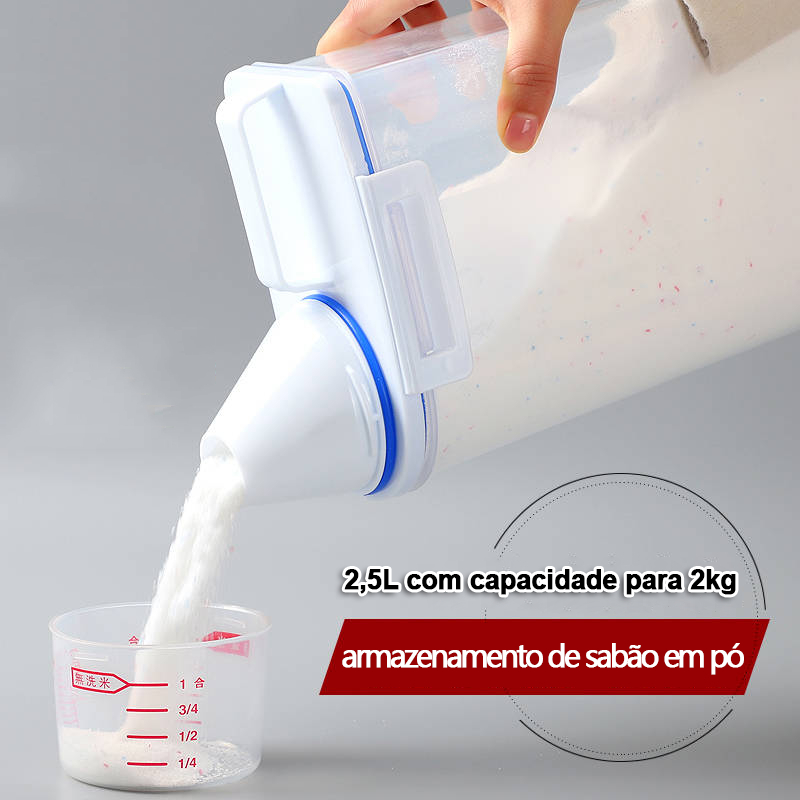 Kit Com 2 Dispensadores De Detergente Líquido E Amaciante-Copo Medidor De 2 Kg , À Prova De Vazamentos Fácil De Preenche em Oferta na Shopee