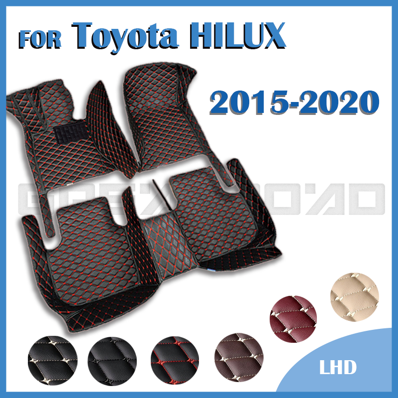 Tapetes De Piso Para Automóveis Adequado para Toyota HILUX 2015 2016 2017 2018 2019 2020 Personalizados em Oferta na Shopee