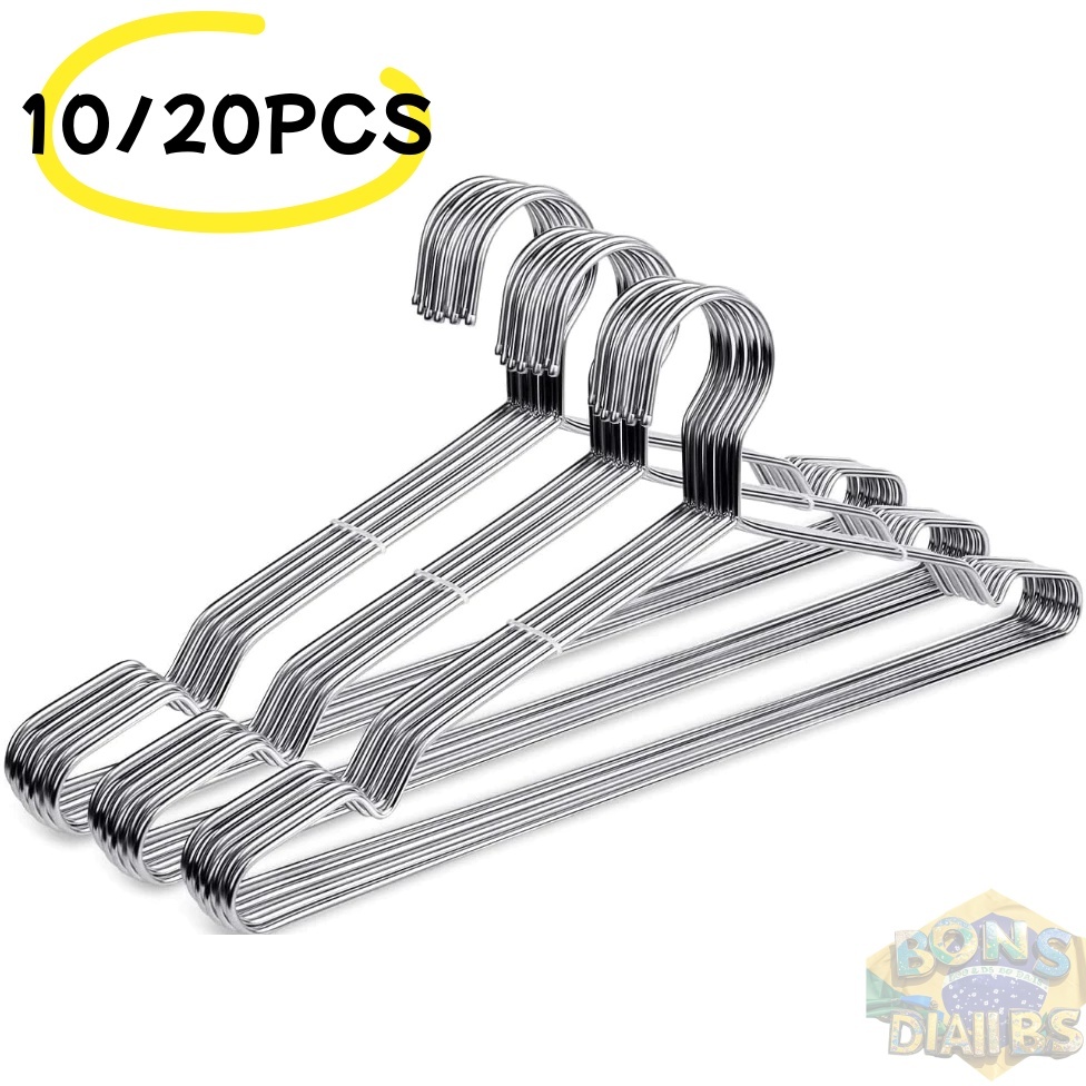 Cabides Titureiro De Luxo Em Aço Cromado Executivo Reforçado Organizar Roupas Closet Qualidade