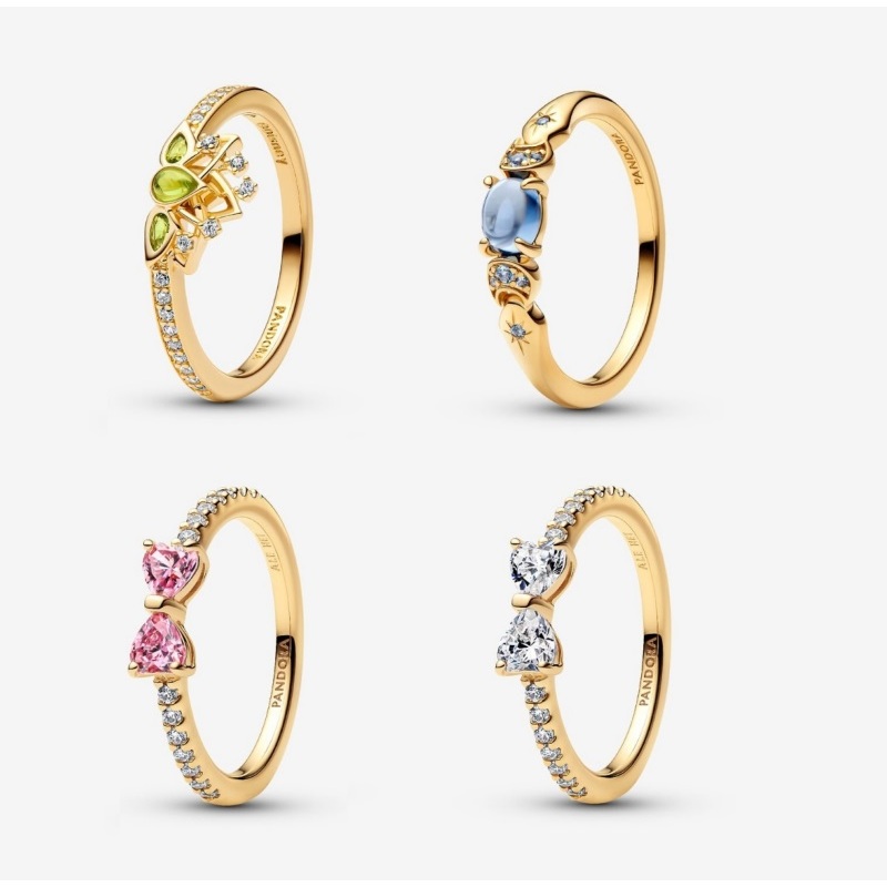 Anel De Arco Rosa Brilhante Disney Princess Tiana Tiara em Oferta na Shopee